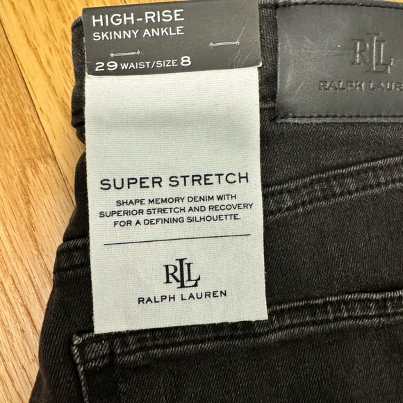 Lauren Ralph Lauren High-Rise Skinny Ankle Jean size 8/29 - Picture 4 of 6